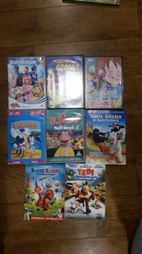 Bajki dla dzieci 8 płyt DVD