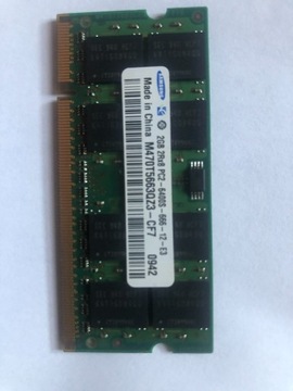 M470T5663QZ3-CF7 Samsung 2GB PC2-6400 DDR2-800MHz 
