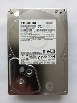 Dysk 3TB Toshiba DT01ACA300 SATA 7200RPM