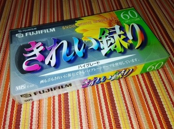 Kaseta VHS Fujifilm T-60 Japońskie wydanie.