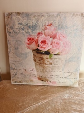 Obrazek dekoracyjny z motywem róży