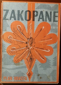 Zakopane Plan miasta 1984