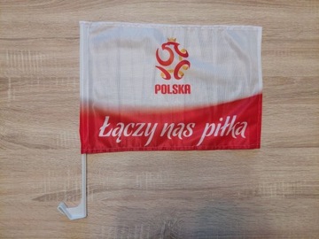 Flaga chorągiewka samochodowa Polska PZPN