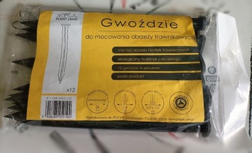 Gwoździe do mocowania obrzeży trawnikowych