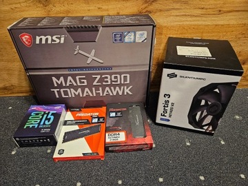 i5-9600k + MSI Z390 Tomahawk + 32 GB RAM HyperX