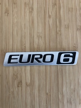 Emblemat Volvo Euro6 napis euro6 kabina