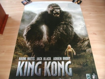 KING KONG (jak GODZILLA) - MEGA Plakat 129x180 cm