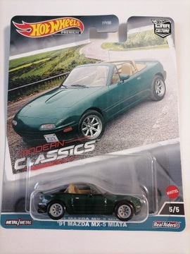 Hot Wheels Premium Mazda MX 5 Miata 91'