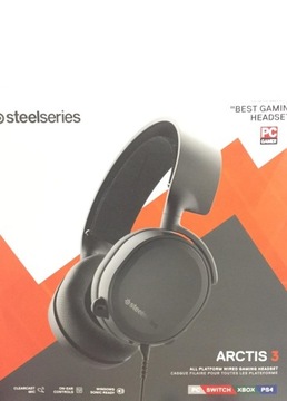 Słuchawki przewodowe SteelSeries Arctis 3