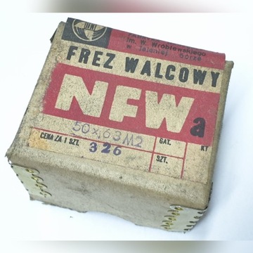 Frez walcowy NFWa 50x63 NOWY 