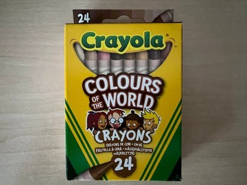 Crayola 24 kredki świecowe Colours Of The World