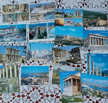 18 pocztówek.Grecja i Turcja  