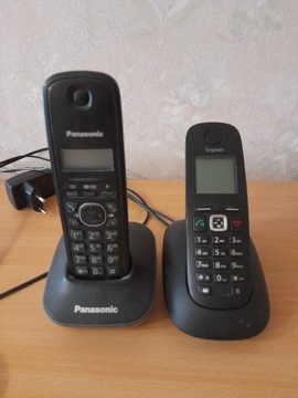 Telefon stacjonarny bezprzewodowy Panasonic i Giga