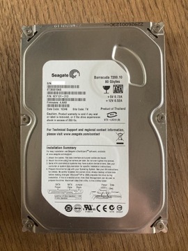 Dysk Seagate Barracuda 7200.10 80 GB ST380815AS