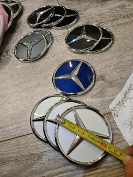 Emblemat logo mercedes Benz 11cm kolor 