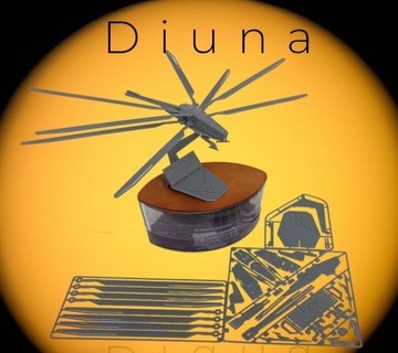 Diuna model, model helikoptera, Ornitopter, duży.