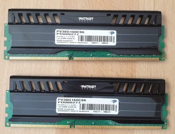Pamięć RAM Patriot DDR3 8 GB 1600Mhz (2)