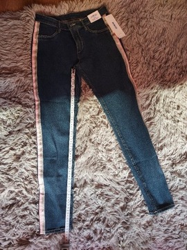 spodnie jeansy H&M rozm. 152 stan NOWE OKAZJA