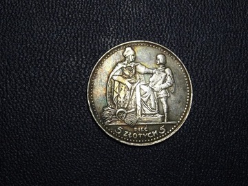 Moneta kolekcjonerska 5 zł.1925 Kostytucja rzadka