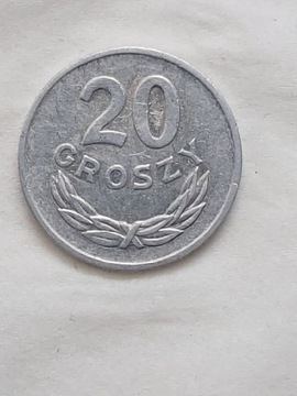 392 Polska 20 groszy, 1977