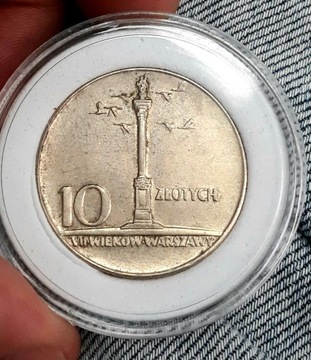 10 zł 1966 r. Mała kolumna MENNICZA !! Cudowna 