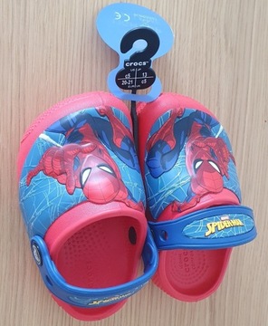 Klapki Crocs Boys Fun Lab SpiderMan Light Clog c5