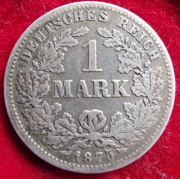 1 Marka 1875r Srebro 0,900