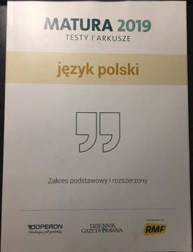 Testy i arkusze maturalne - język polski