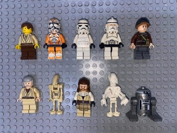 10 FIGUREK I LUDZIKÓW LEGO STAR WARS