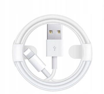 KABEL LIGHTNING 2m iPhone iPad iPod AirPods BIAŁY