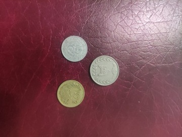 Algieria zestaw 3 monet 