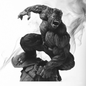 Figurka druk 3D żywica " Beast X-Men " - 12 cm
