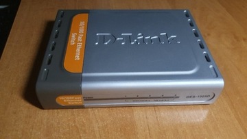 Switch D-LINK DES-1005D 5- Port Oryg Box sprawny