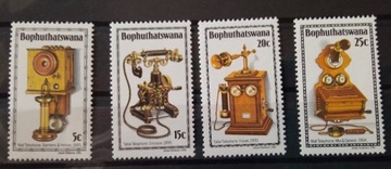Znaczki czyste Bophuthatswana1981r Mi76-79Telefony