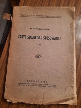 Zarys socjologii stosowanej - Walerjan Adamski