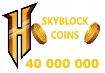 Minecraft Hypixel Skyblock 40M Coins GOLD