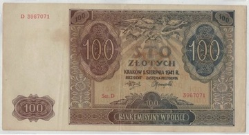 Polska 100 zł 1941 r