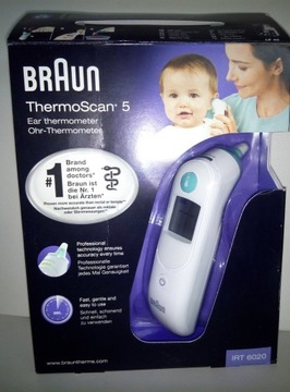 Termometr do ucha Braun IRT 6020 ThermoScan5