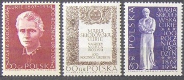 Fi 1630 -32**-100 r. ur. Marii Skłodowskiej Curie
