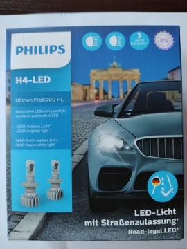  LED H4 Philips LED UltinonPro6000HL 11342U6000X2