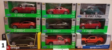 Unikatowa kolekcja modeli samochodzików 1:24