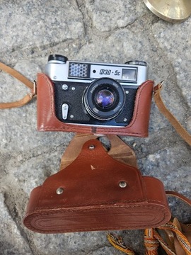 Stary aparat fotograficzny fed5 fed zabytkowy