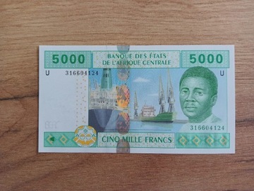 Afryka Centralna 5000 Francs 2002