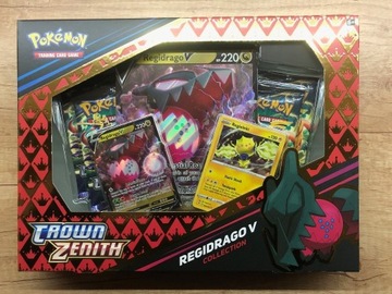 Regidrago V box Pokemon Karta  Crown Zenith 