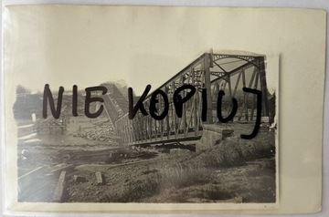 Jarosław, wysadzony most na Sanie, ok. 1915