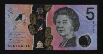 5 Dolar  polimer    Australia 