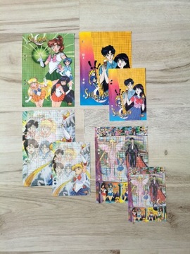 Karteczki kolekcjonerske do segregatora Czarodziejki z księżyca Sailor Moon