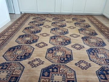 Piękny orientalny wełniany dywan Afghan 250x350cm 