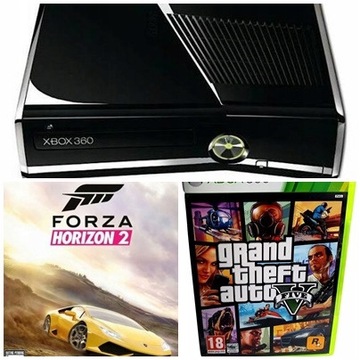 KONSOLA XBOX360 250GB + NOWY PAD + 8 GIER FORZA ++