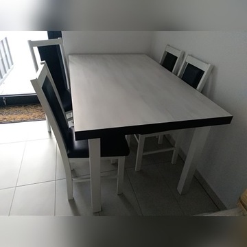 stół+ 4 krzesła
